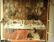Tafelmalerei (Tempera) von Bernt Notke im Dom zu Lübeck